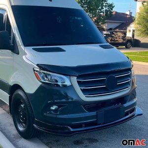 Mercedes Sprinter Front Bumper Splitter - Omac - Black - '11-'13 Mercedes Sprinter Front Bumper Splitter - Omac - Black - '11-'13